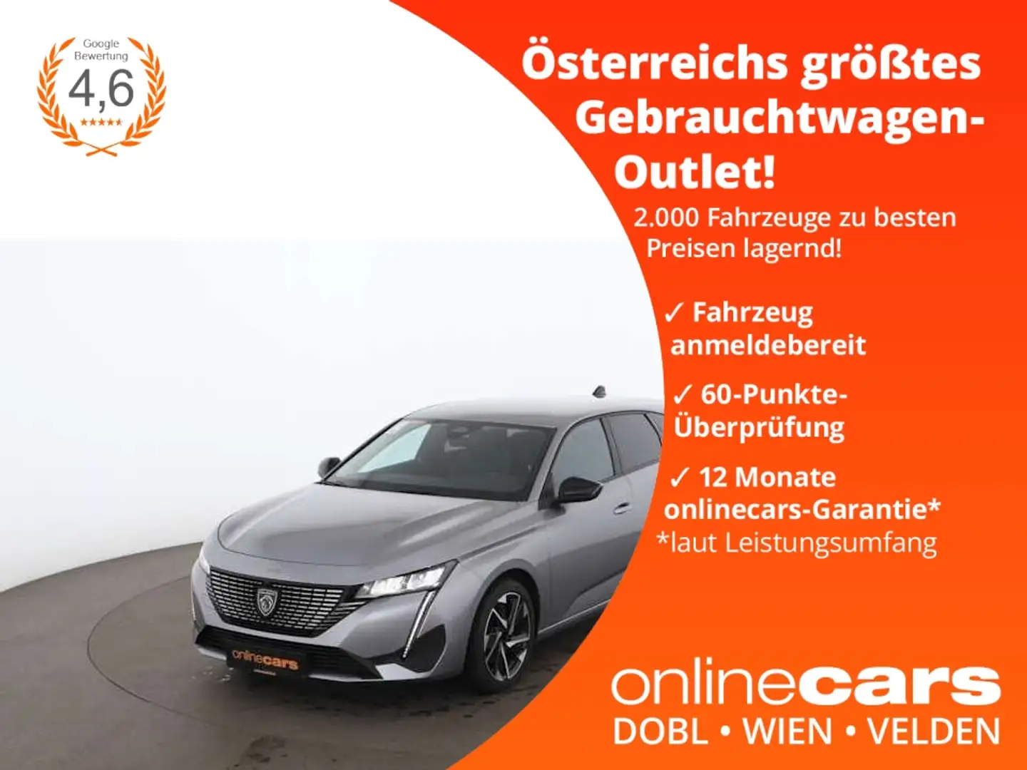 Peugeot 308 1.5 BlueHDi 130 SW Allure Pack Aut LED NAVI Grau - 1