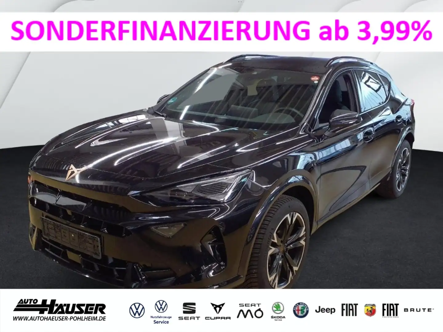 CUPRA Formentor 1.5 eTSI DSG NAVI KAMERA EL. HECKKL. ACC LED PDC Schwarz - 1