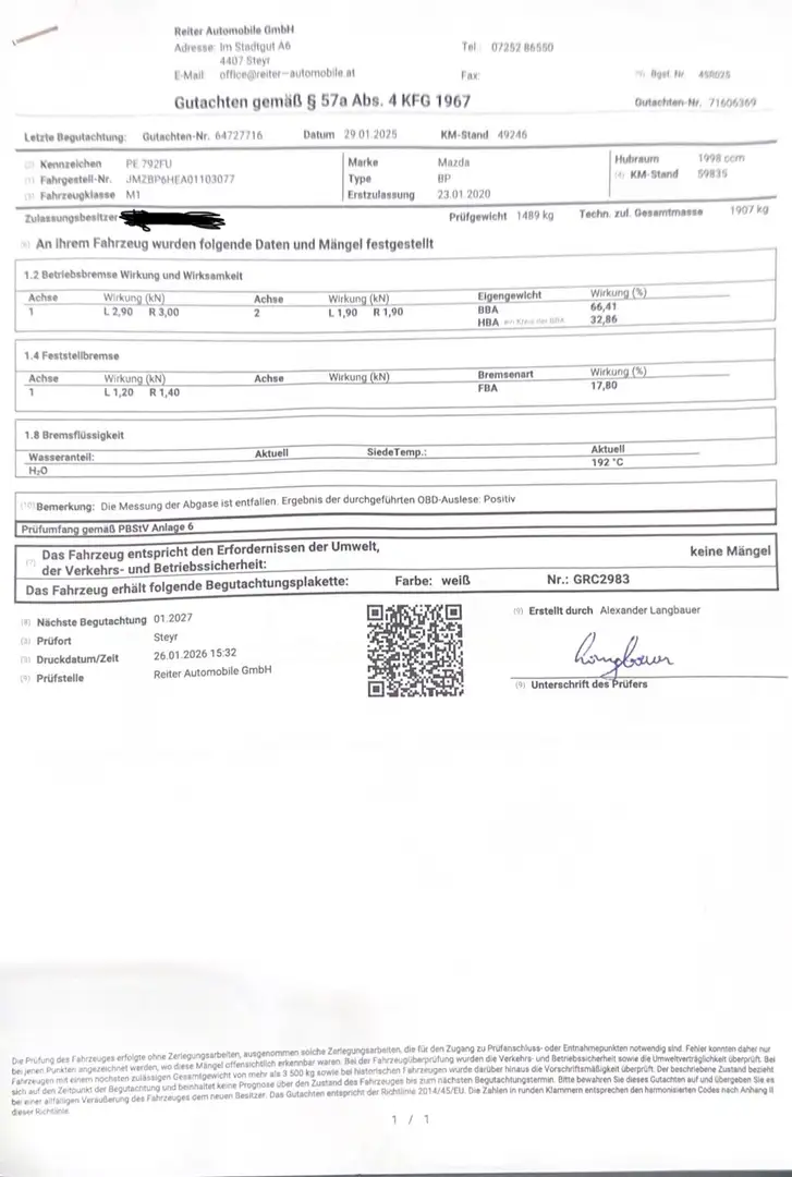 Mazda 3 Mazda 3 Skyactiv-G122 Comfort+  /SO/PR/TE Aut. Com Rot - 2