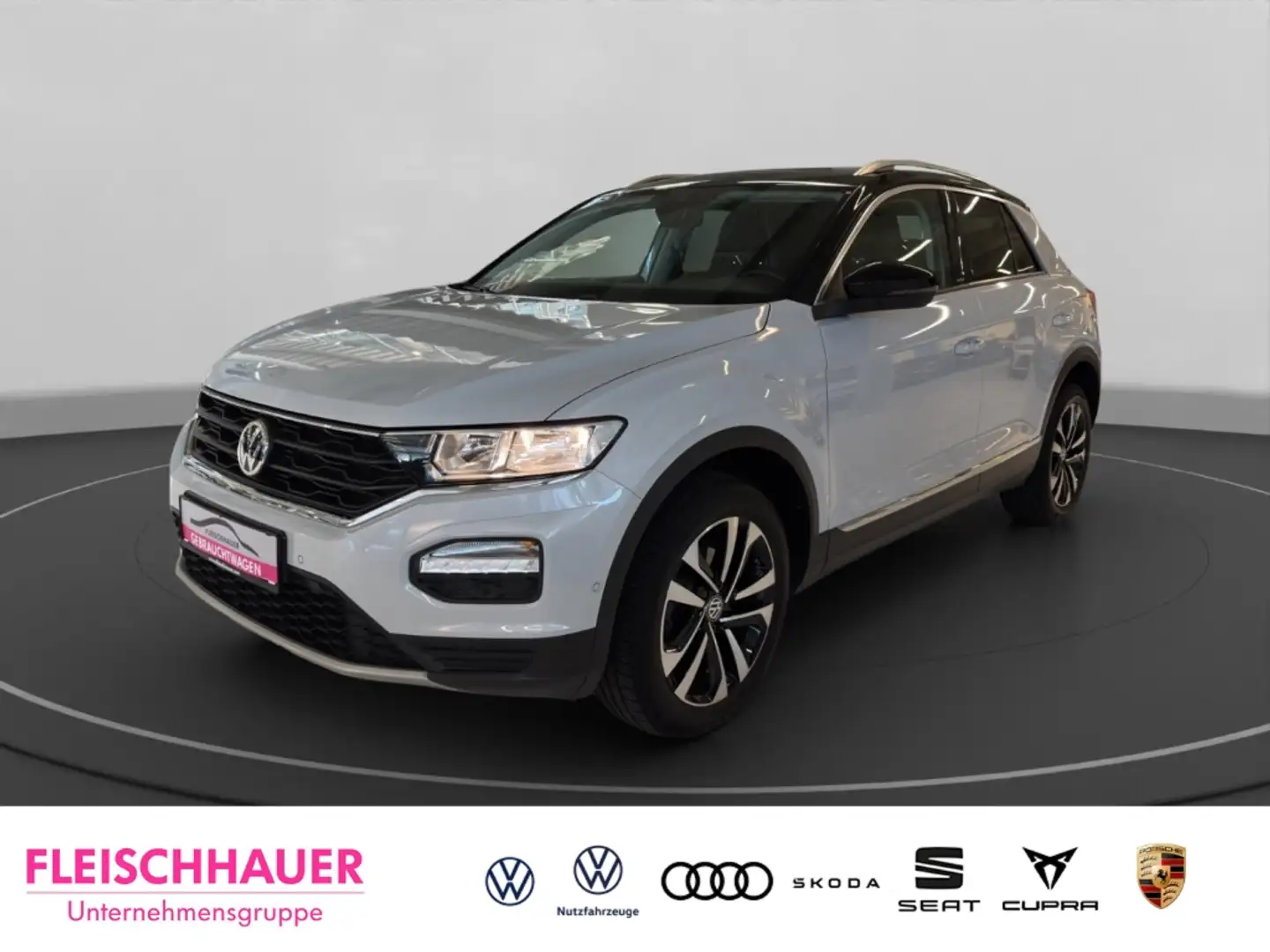 Volkswagen T-Roc IQ.DRIVE 1.5 TSI Navi+ACC+Parklenk+App-connect+Bli Blanc - 1