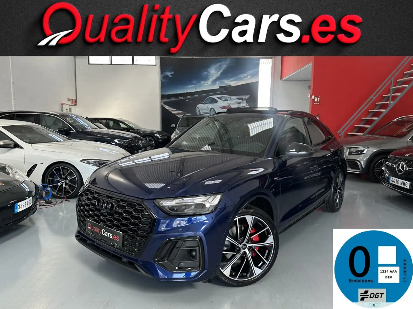 Audi 50 Sportback TFSIe Black line quattro-ultra S tronic Niebieski - 1