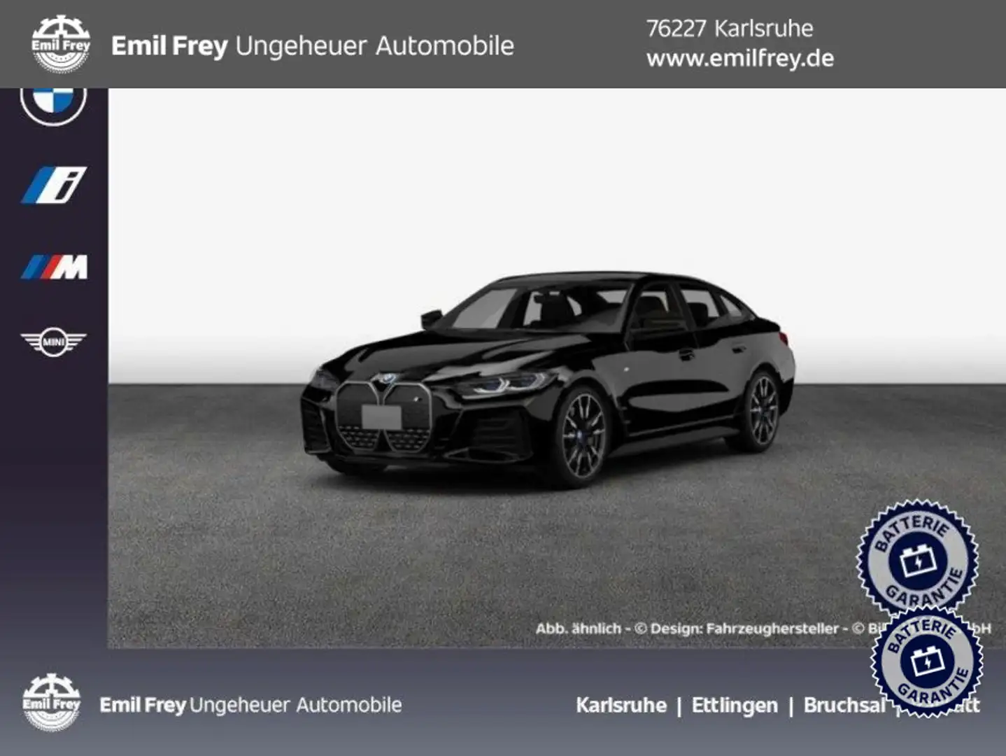BMW i4 eDrive35 Aktionsmodell Gran Coupe Noir - 1