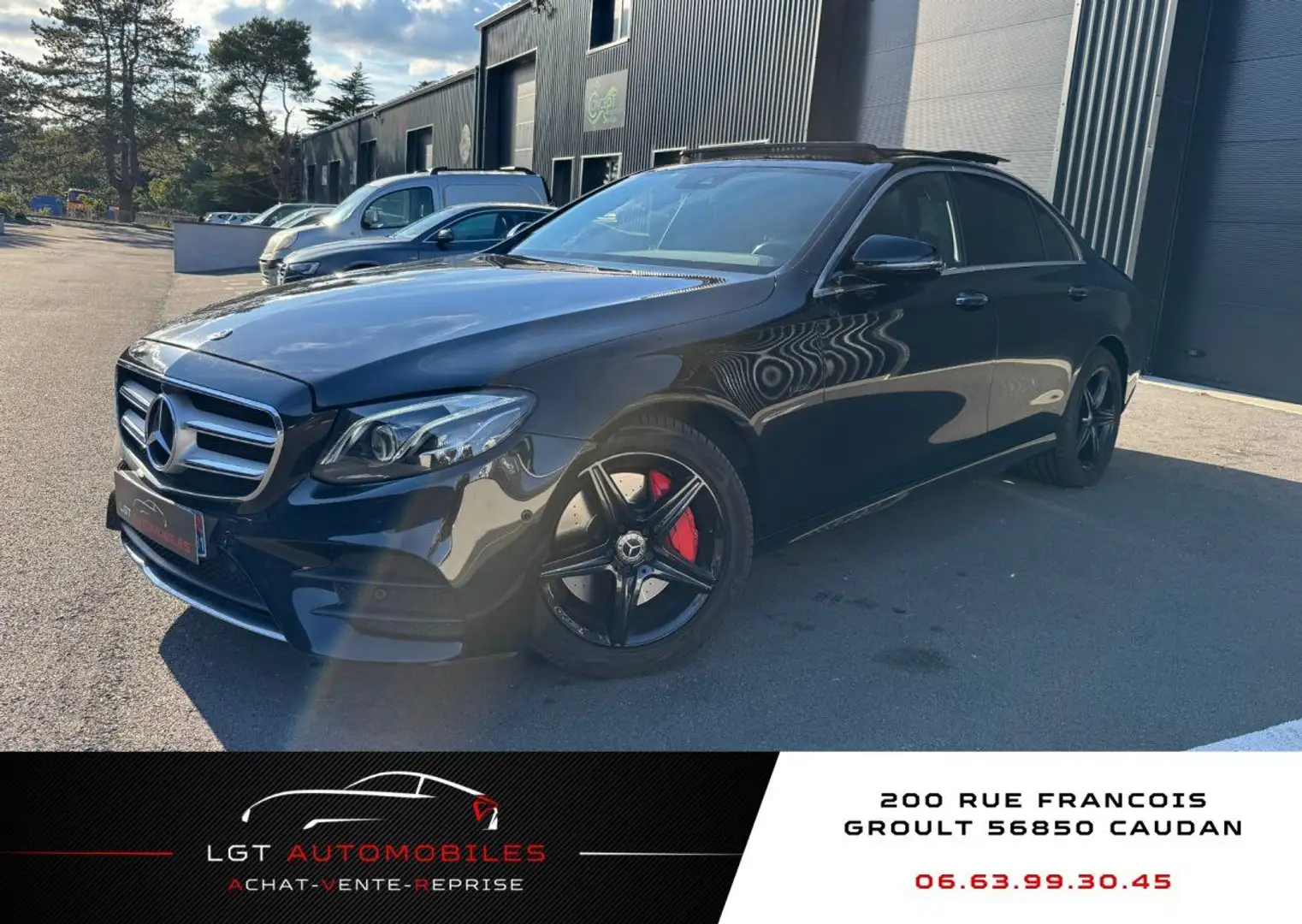 Mercedes-Benz E 300 V (S213) 300 de 194%2B122ch AMG Line 9G-Tronic Noir - 1