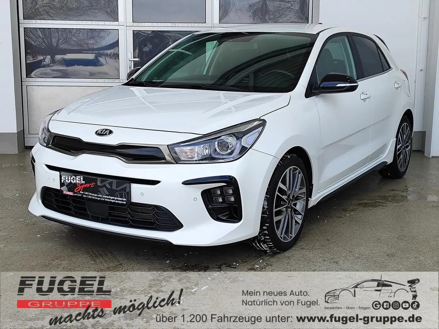 Kia Rio 1.2 GT-Line Klimaaut.|SHZ|RFK Weiß - 1