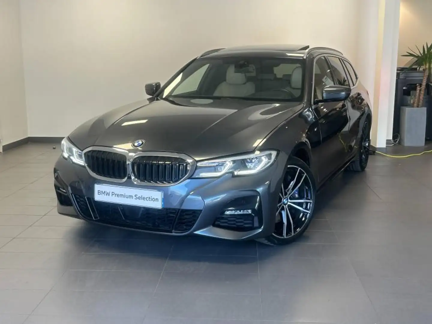 BMW 330 330dA xDrive 265ch M Sport Gris - 1