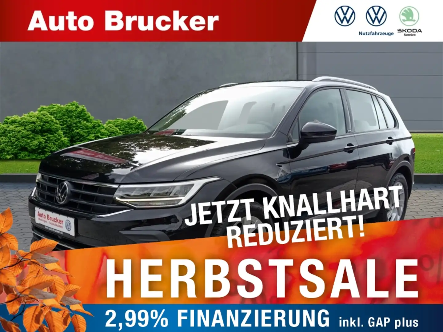 Volkswagen Tiguan Active 2.0 TDI BMT LED, Anhängerkupplung Zwart - 1