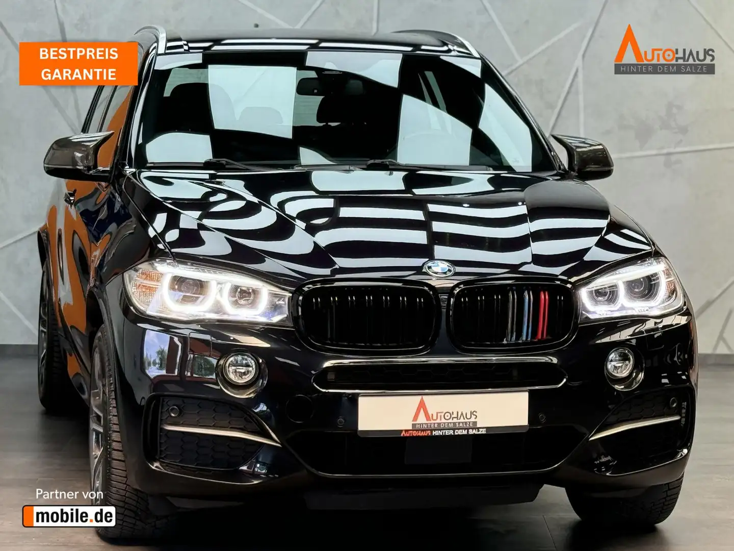 BMW X5 M50 d |AHK|SITZBELÜFTUNG|H&K Negro - 1