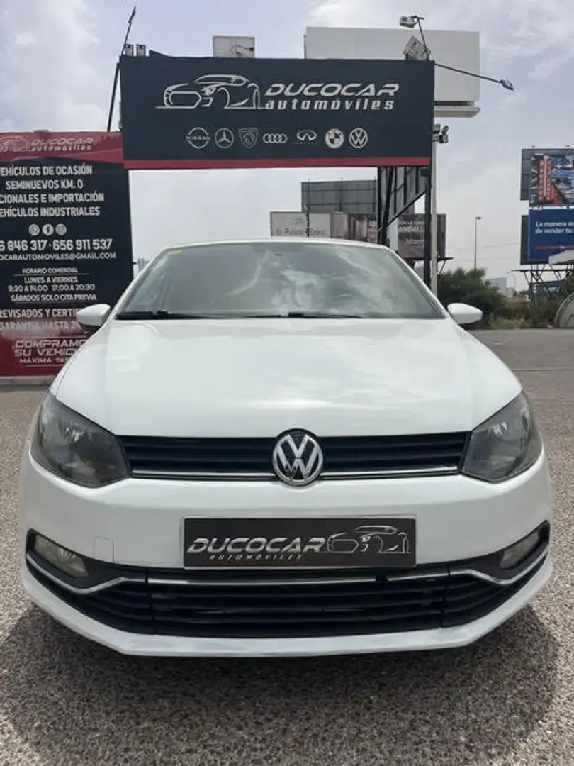 Volkswagen Polo 1.4 TDI BMT Advance 55kW Blanco - 1