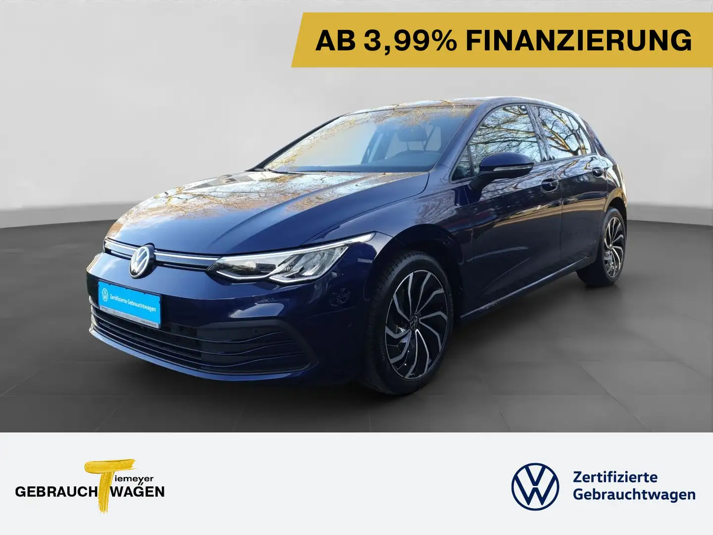 Volkswagen Golf 1.0 eTSI DSG LIFE LED NAVI DAB+ LM17 Blau - 1