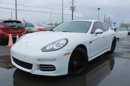 White 2014 Porsche Panamera 4S Sedan All-Wheel Drive Automatic