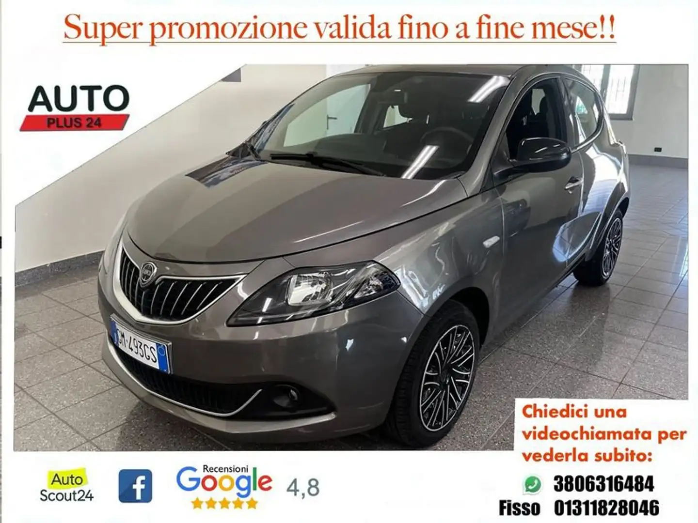 Lancia Ypsilon 1.0 FireFly 5pt S&S Hybrid Gold con PROMO PLUS Gris - 1