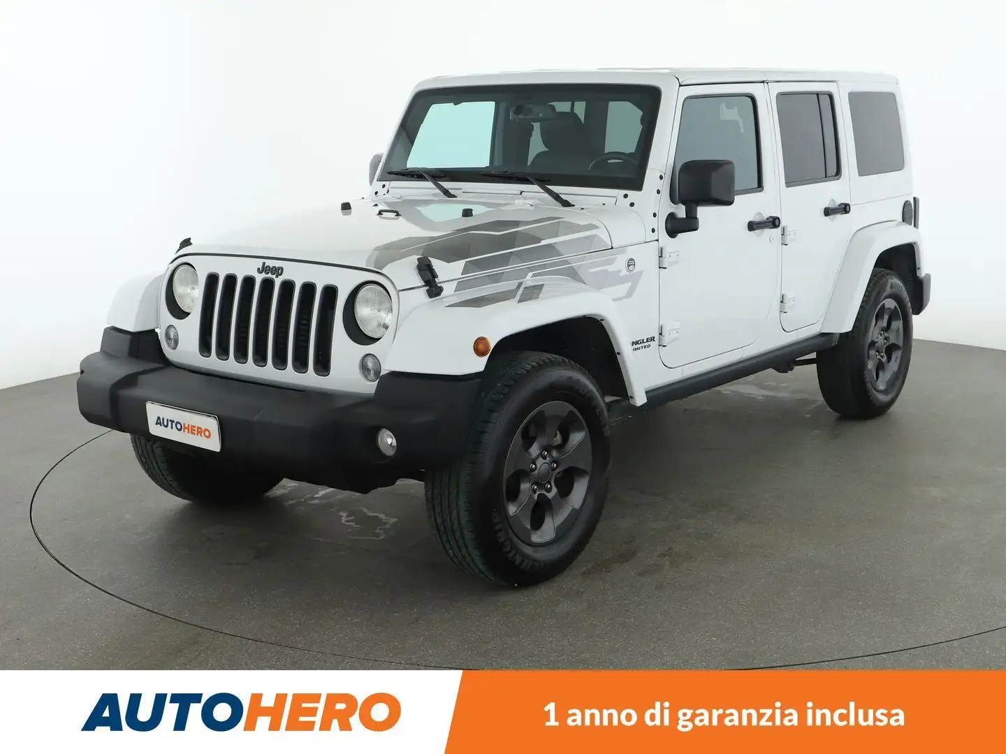 Jeep Wrangler 2.8 CRD Sahara Auto Weiß - 1