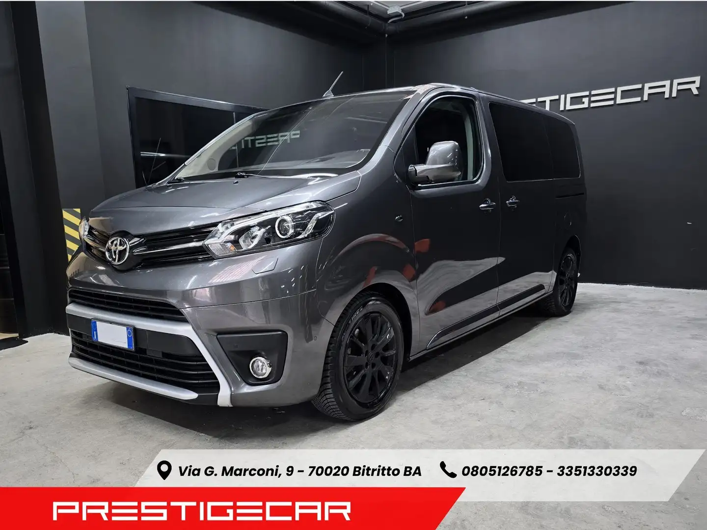 Toyota Proace 2.0 150cv LUXURY Garanzia Toyota Grigio - 1