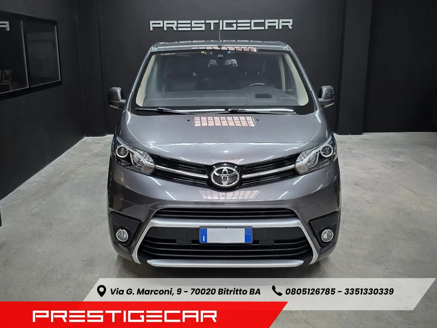 Toyota Proace 2.0 150cv LUXURY Garanzia Toyota Grigio - 2