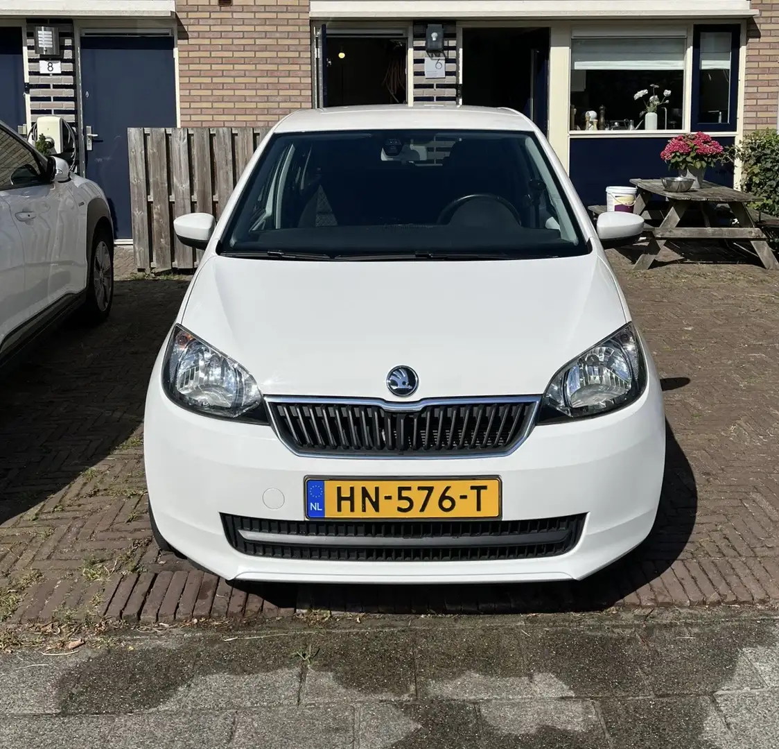 Skoda Citigo 1.0 Grt. Fresh – 2016 – 46.300 km – CRUISE Wit - 1
