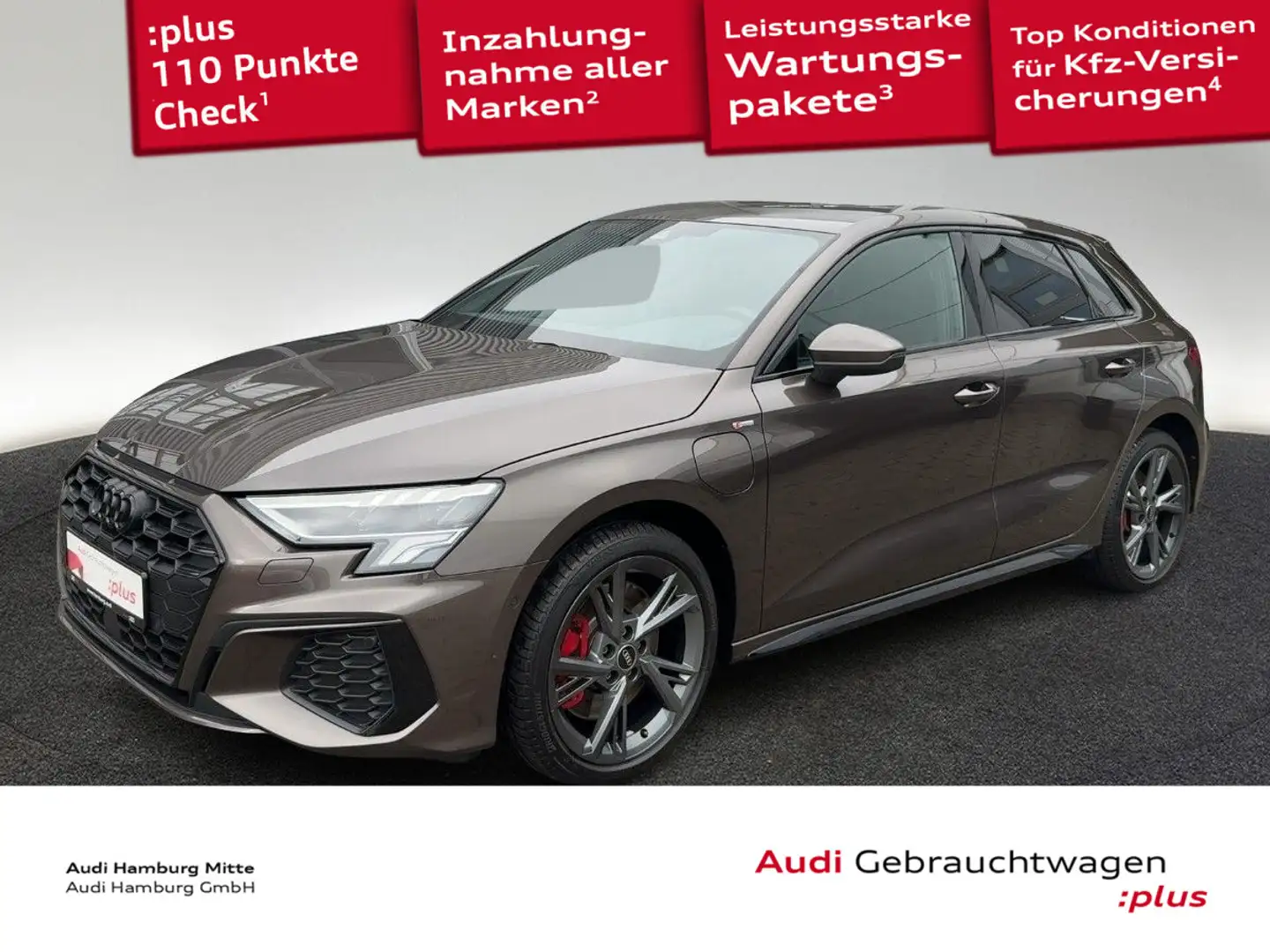 Audi A3 45 TFSI e S line S tronic Braun - 1