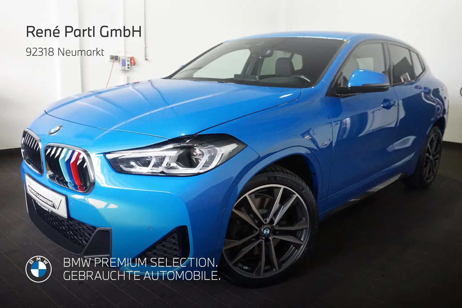 BMW X2 xDrive20d Alu 19" M Sport Navi HUD HiFi DAB LED Blu/Azzurro - 1