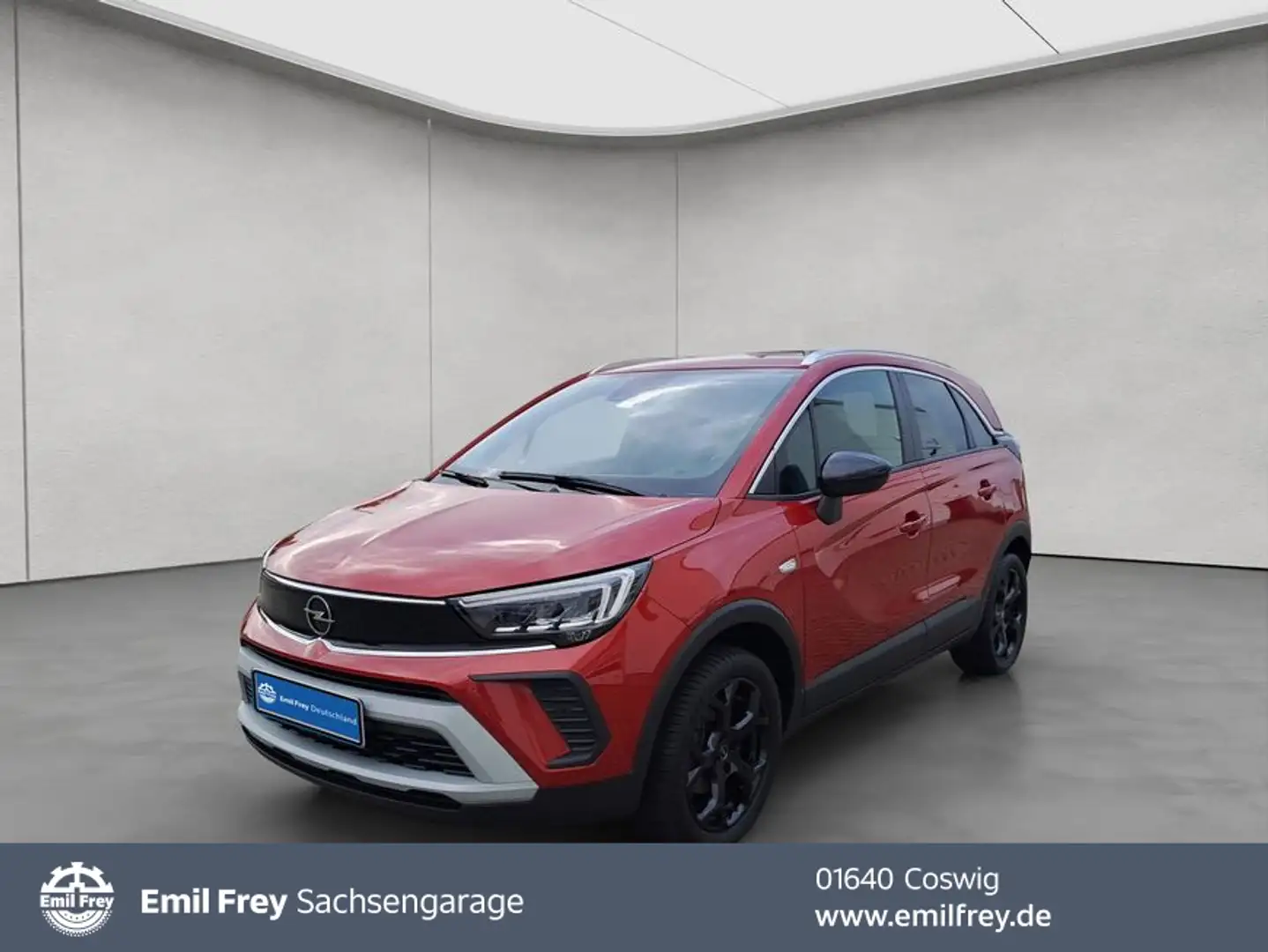 Opel Crossland Crossland 1.2 Elegance Navi 180° RFCam Sitzhzg. Rouge - 1