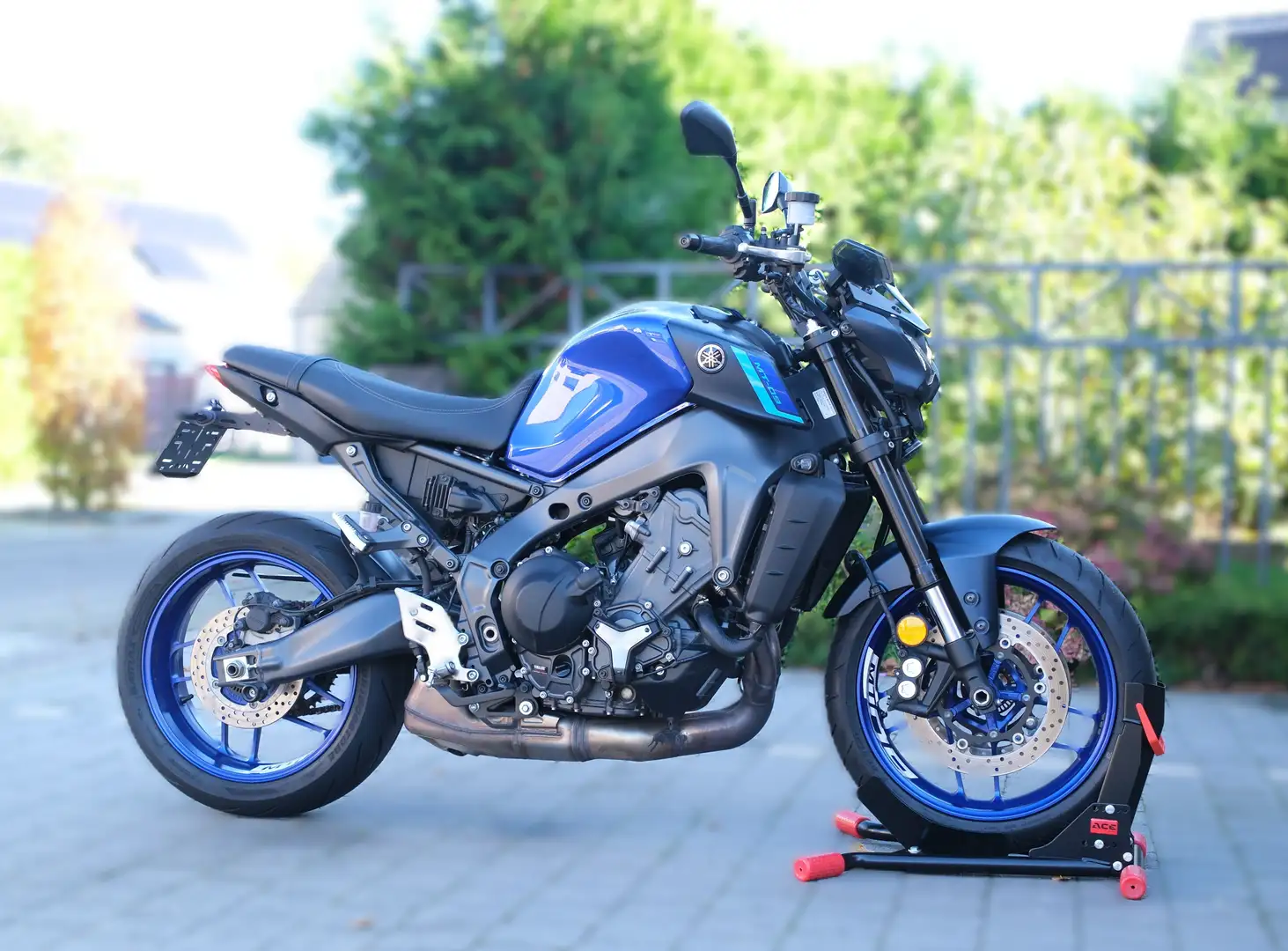 Yamaha MT-09 Icon blue Blauw - 2