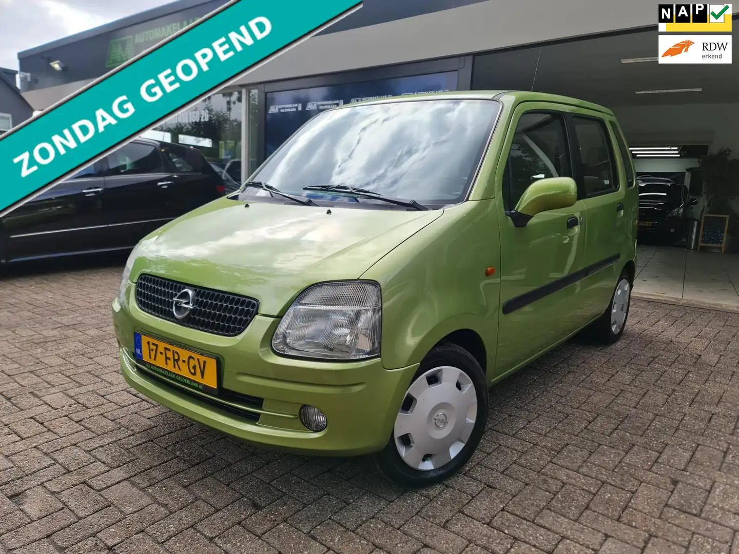 Opel Agila 1.2-16V Elegance inruilkoopje schiet soms uit ze 5 Verde - 1
