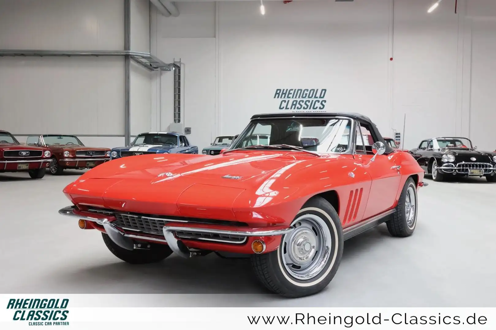 Chevrolet Corvette C2 RESTOMOD im absoluten top Zustand Restauriert Roşu - 1
