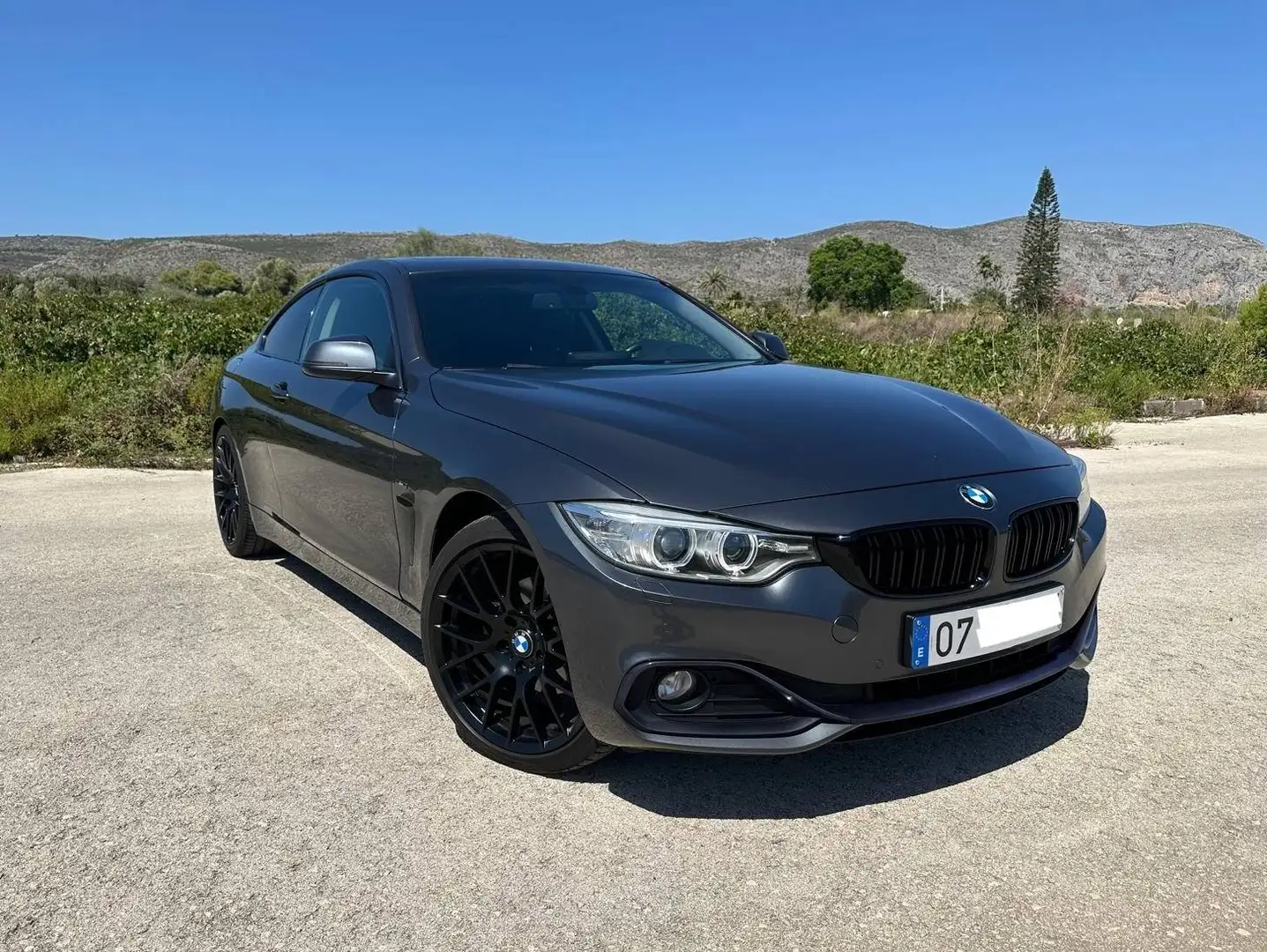 BMW 420 420dA Coupé Sport Sport Gris - 1