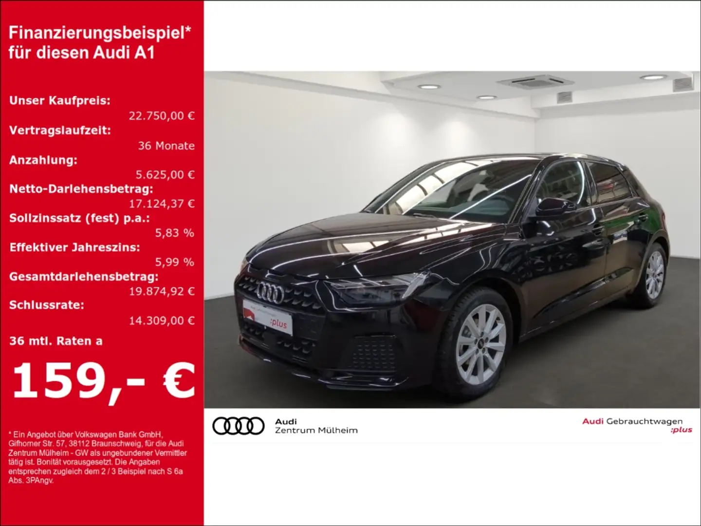 Audi A1 Sportback 25 TFSI LED Sitzheizung Sportsitze Zwart - 1