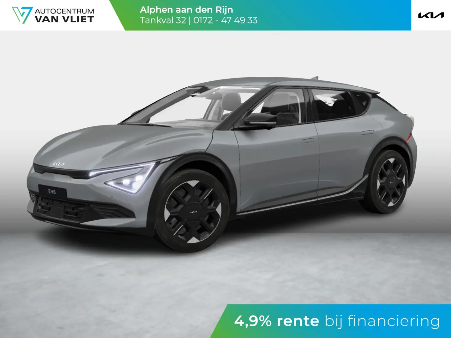 Kia EV6 Plus 84 kWh | Binnenkort leverbaar | Grijs - 1