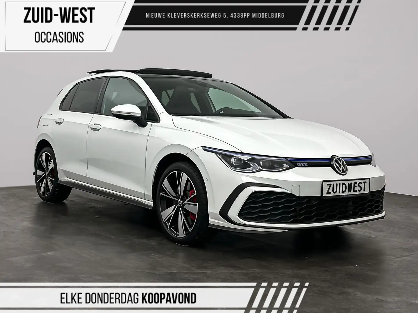 Volkswagen Golf GTE 1.4 eHybrid Pano IQ Sfeer ACC Lame Blanc - 1