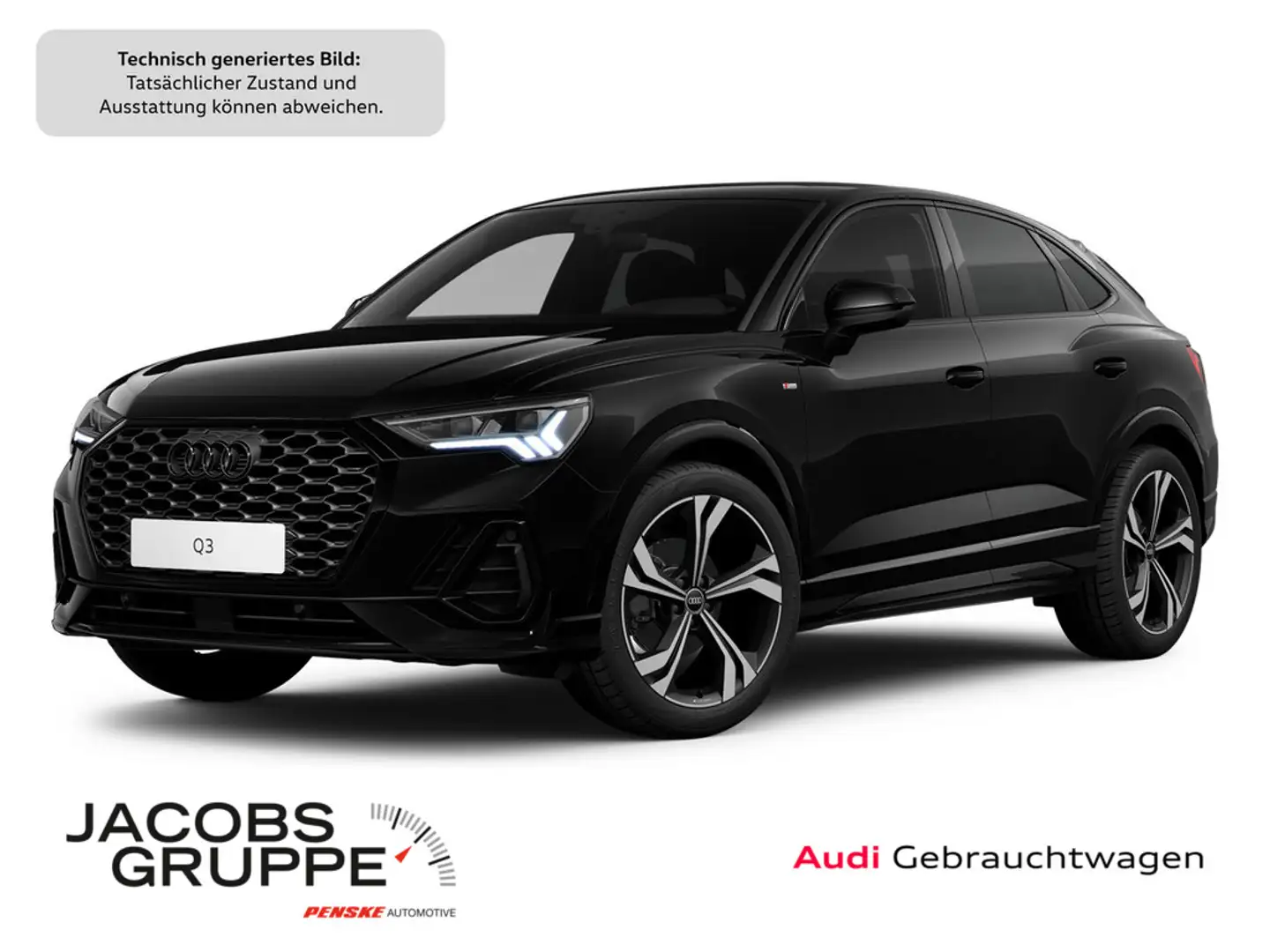 Audi Q3 Sportback 35 TDI S-line S-tronic,Navi,Matr Schwarz - 1