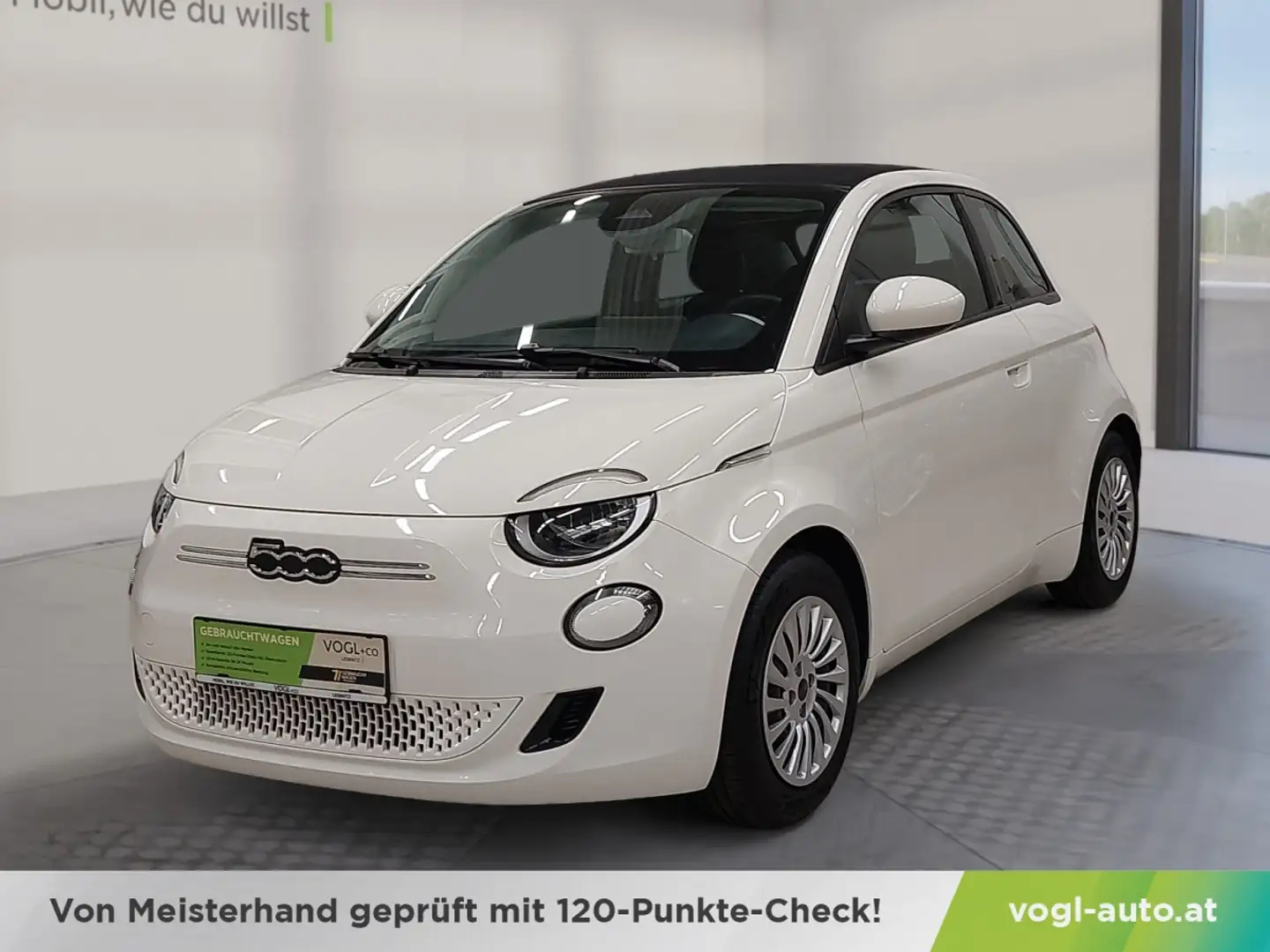 Fiat 500C Elektro 42 kWh Weiß - 1