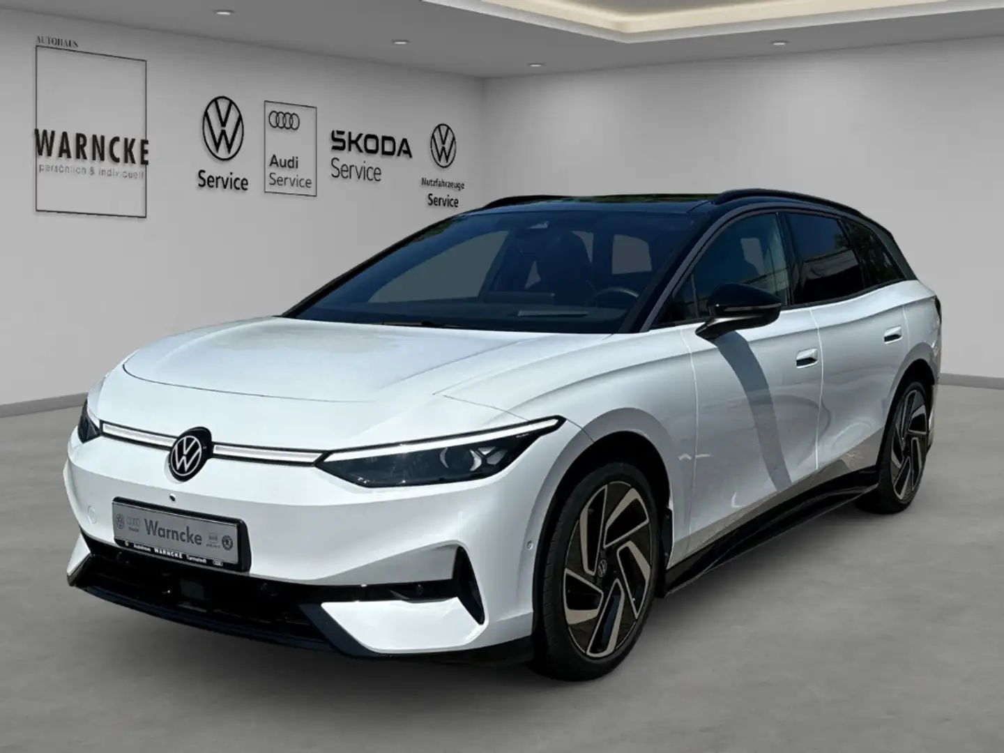 Volkswagen ID.7 Tourer Pro 82 KWh MATRIX ACC DCC LM SHZ NAV AreaVi Weiß - 1