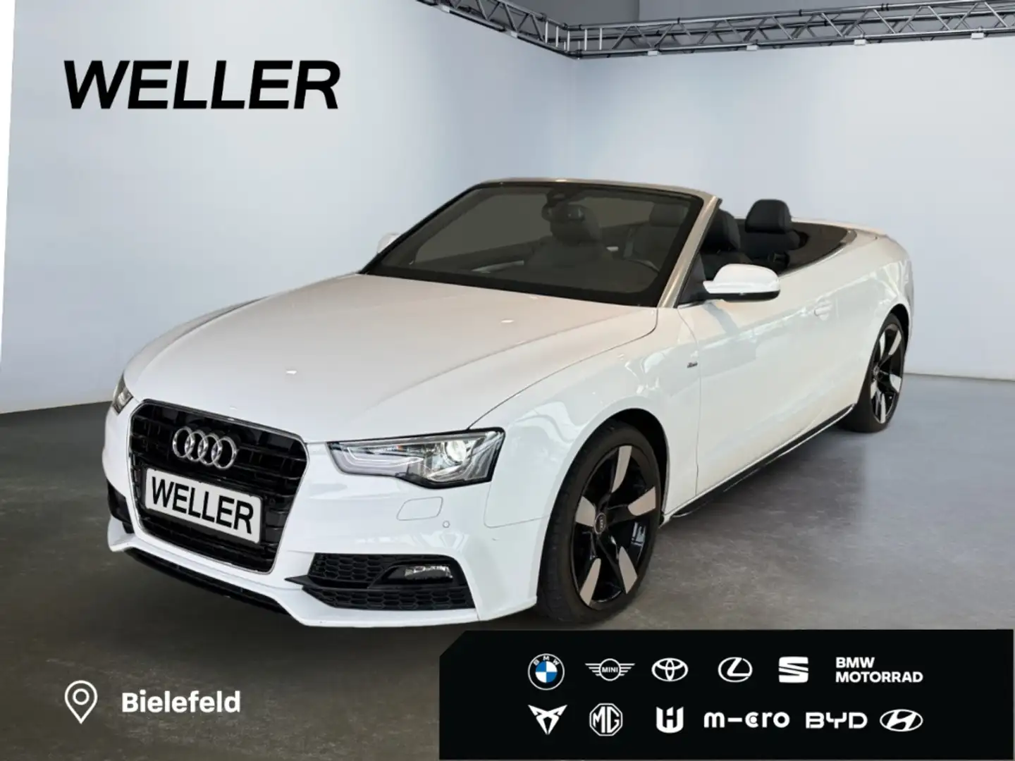 Audi A5 Cabrio 1.8 TFSI multitronic *Alcantara*B&O*CAM* Weiß - 1