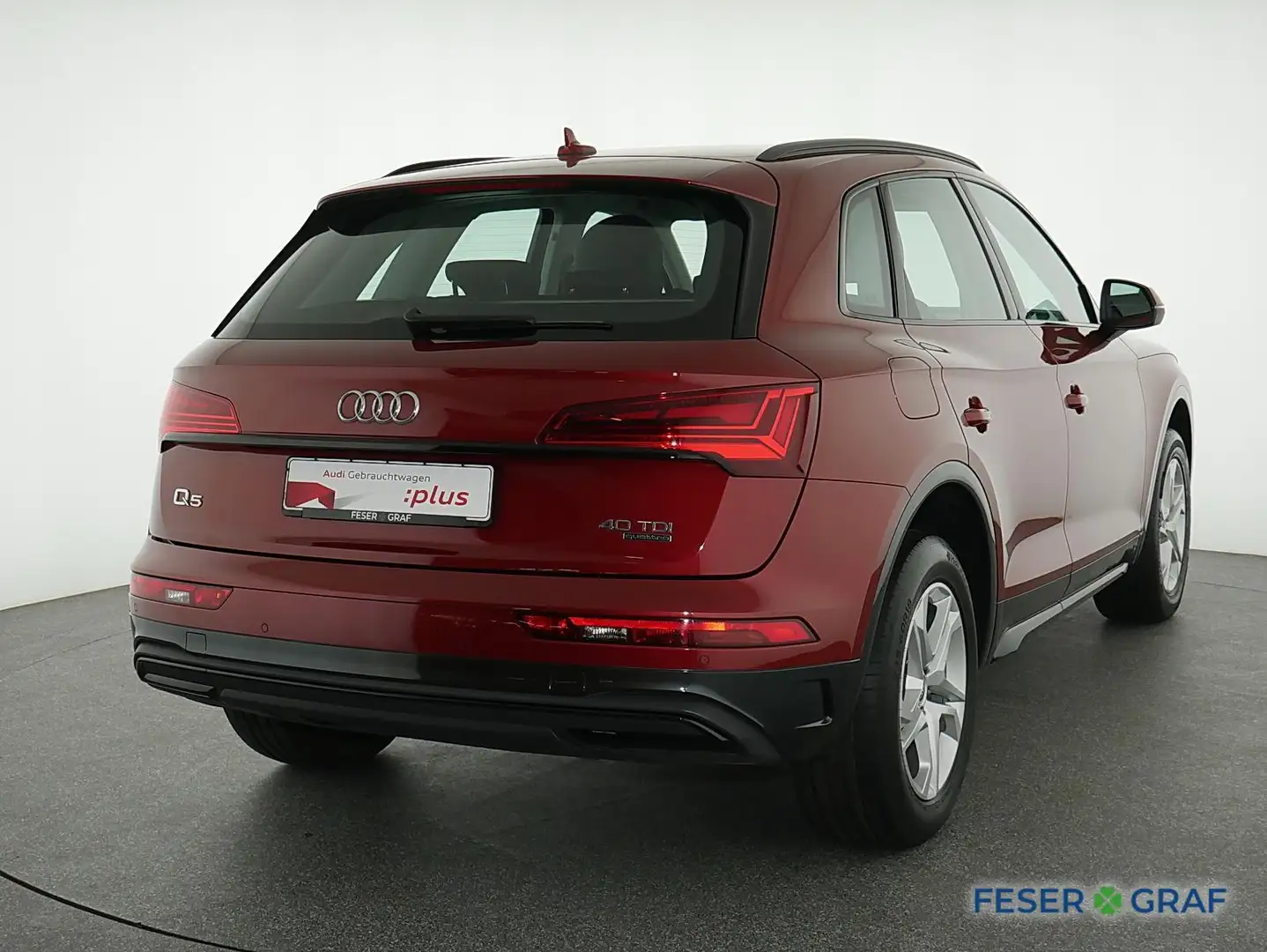 Audi Q5 advanced 40 TDI qu Leder,Navi,LED,Sportsitze Rot - 2