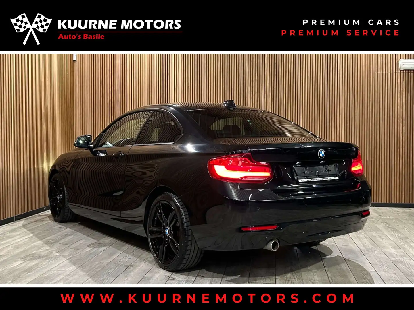 BMW 218 iA Coupé Alu18\/Leder/Led/Gps/Pdc *1j garantie* Noir - 2