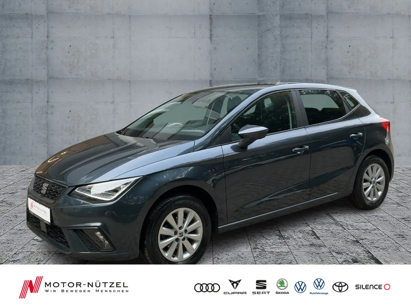 SEAT Ibiza 1.0 TSI STYLE LED+NAVI+APP+ACC+SHZ+PDC+NSW Grau - 1