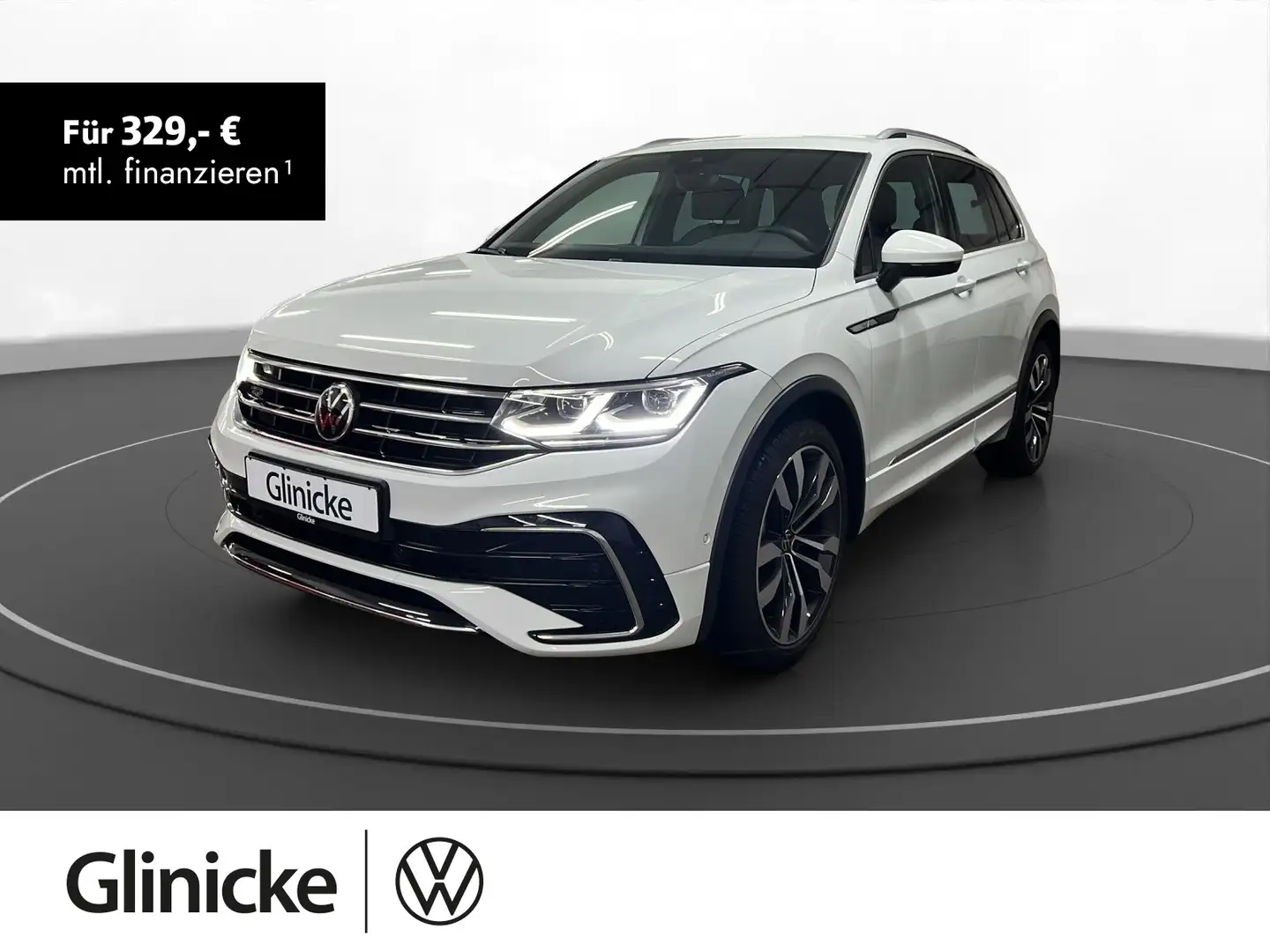 Volkswagen Tiguan 2.0 TSI 4M R-Line Matrix LM 20" Navi ACC Weiß - 1
