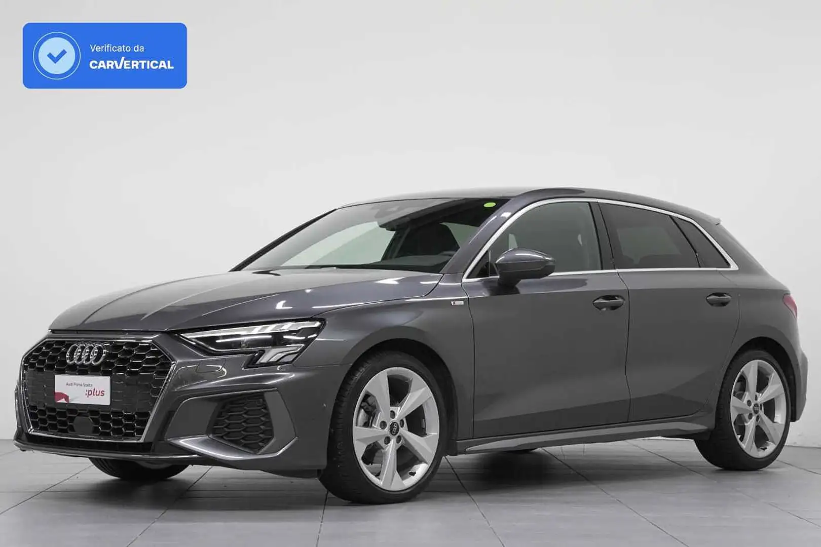 Audi A3 Sportback 2.0 TDI Stronic Sline Grigio - 1
