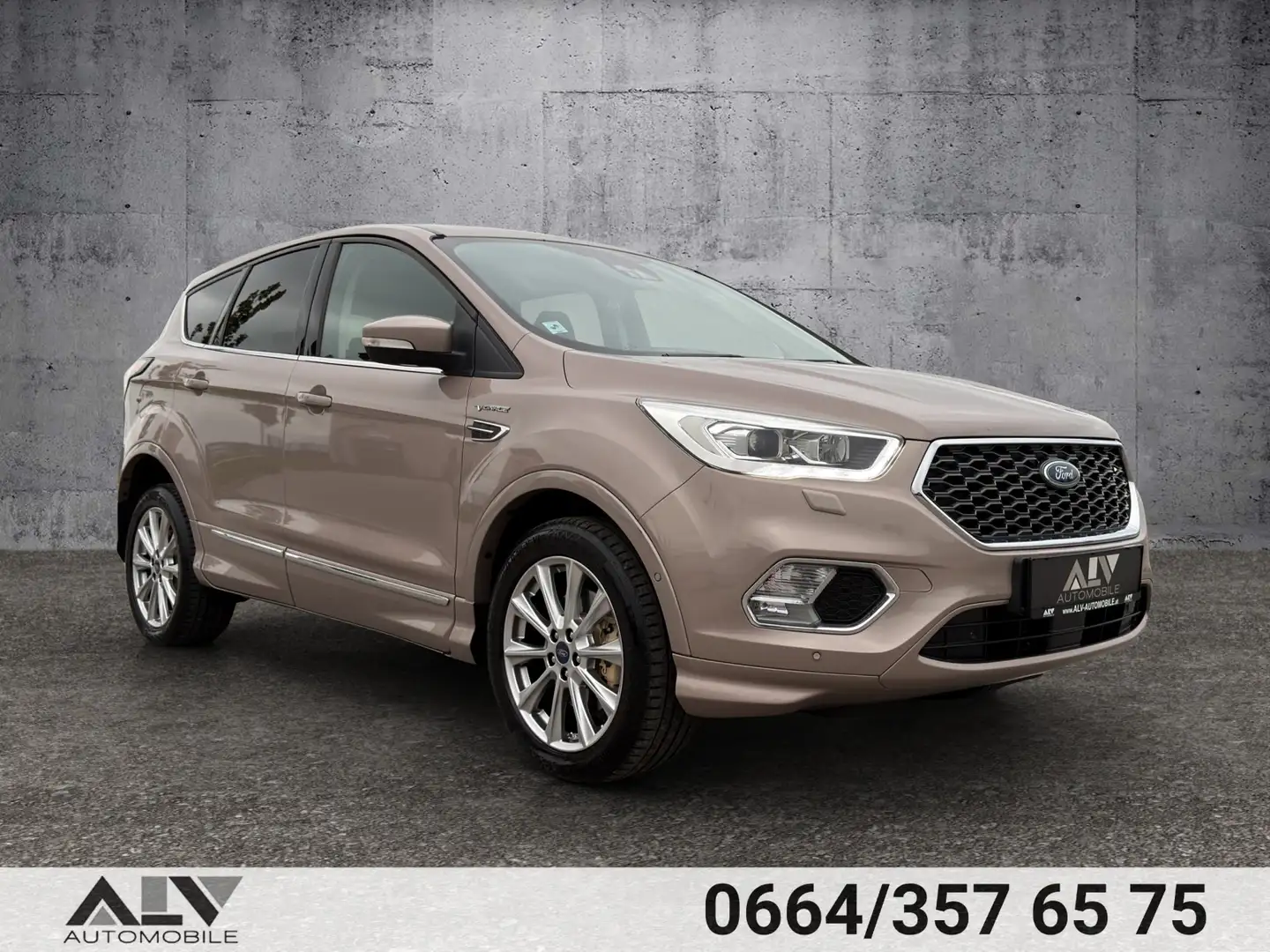 Ford Kuga Vignale 2,0TDCI Automatik AWD 1.Besitz! Bronze - 1
