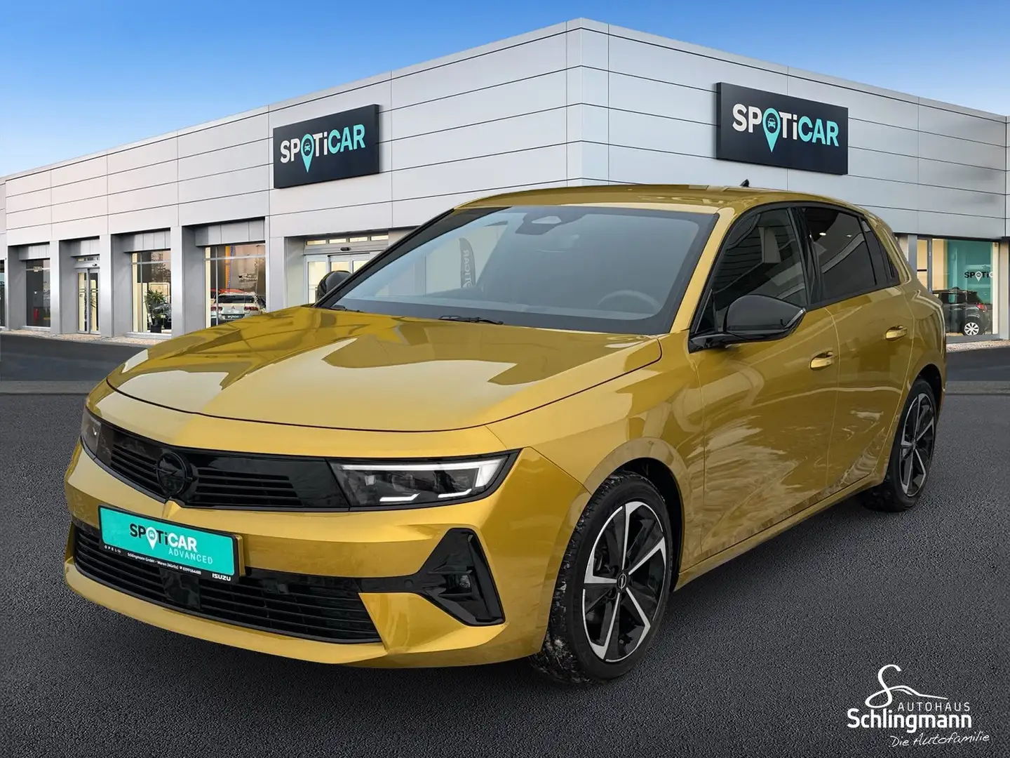 Opel Astra 5-Türer GS Gelb - 1