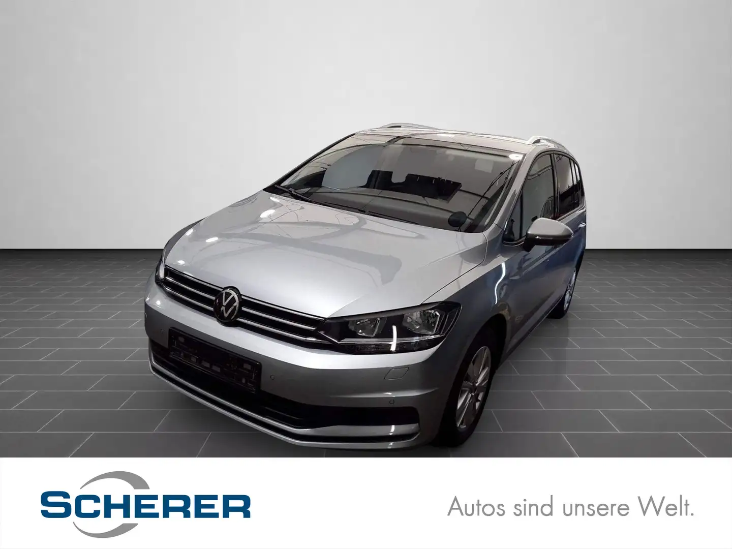 Volkswagen Touran 1.5 TSI Comfortline DSG/AHK/NAVI/LED/uvm. Silber - 1