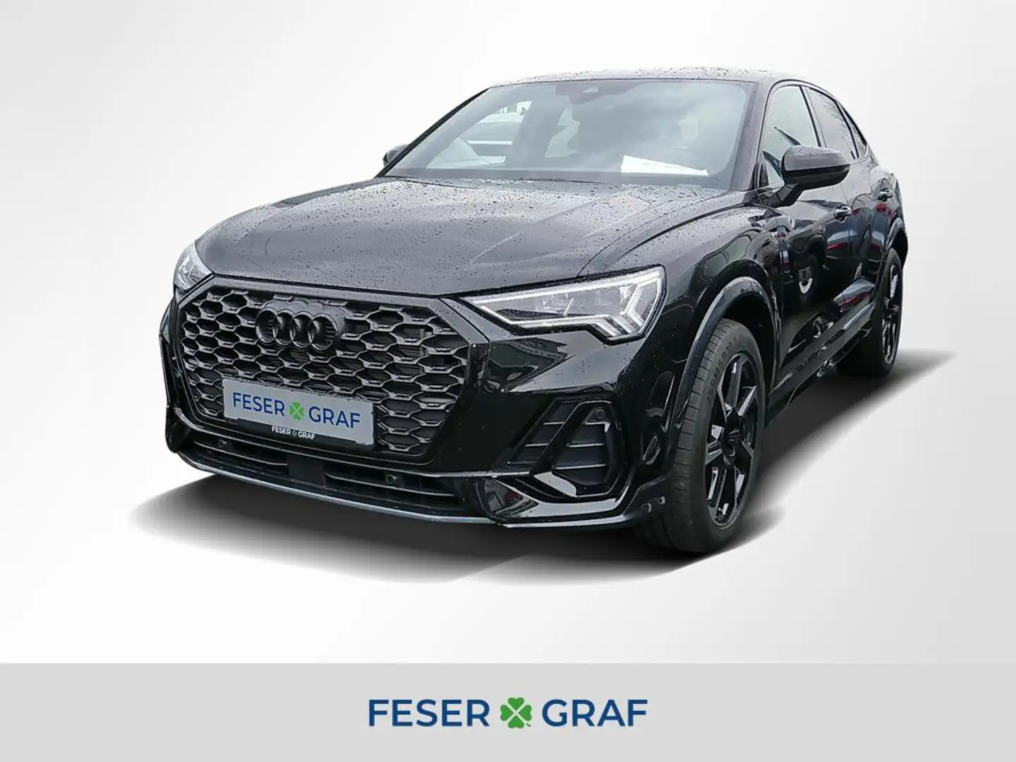 Audi Q3 Sportback 35 TDI S line LED RüKa Optik schw. ACC Zwart - 1