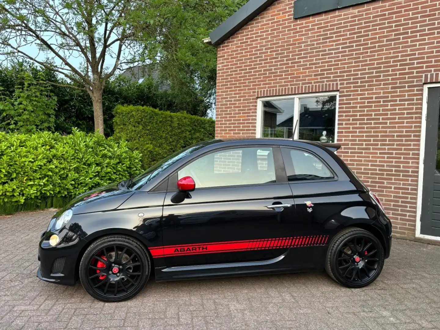Abarth 500 165 PK, Leder, sport uitlaat. topstaat. Fekete - 2