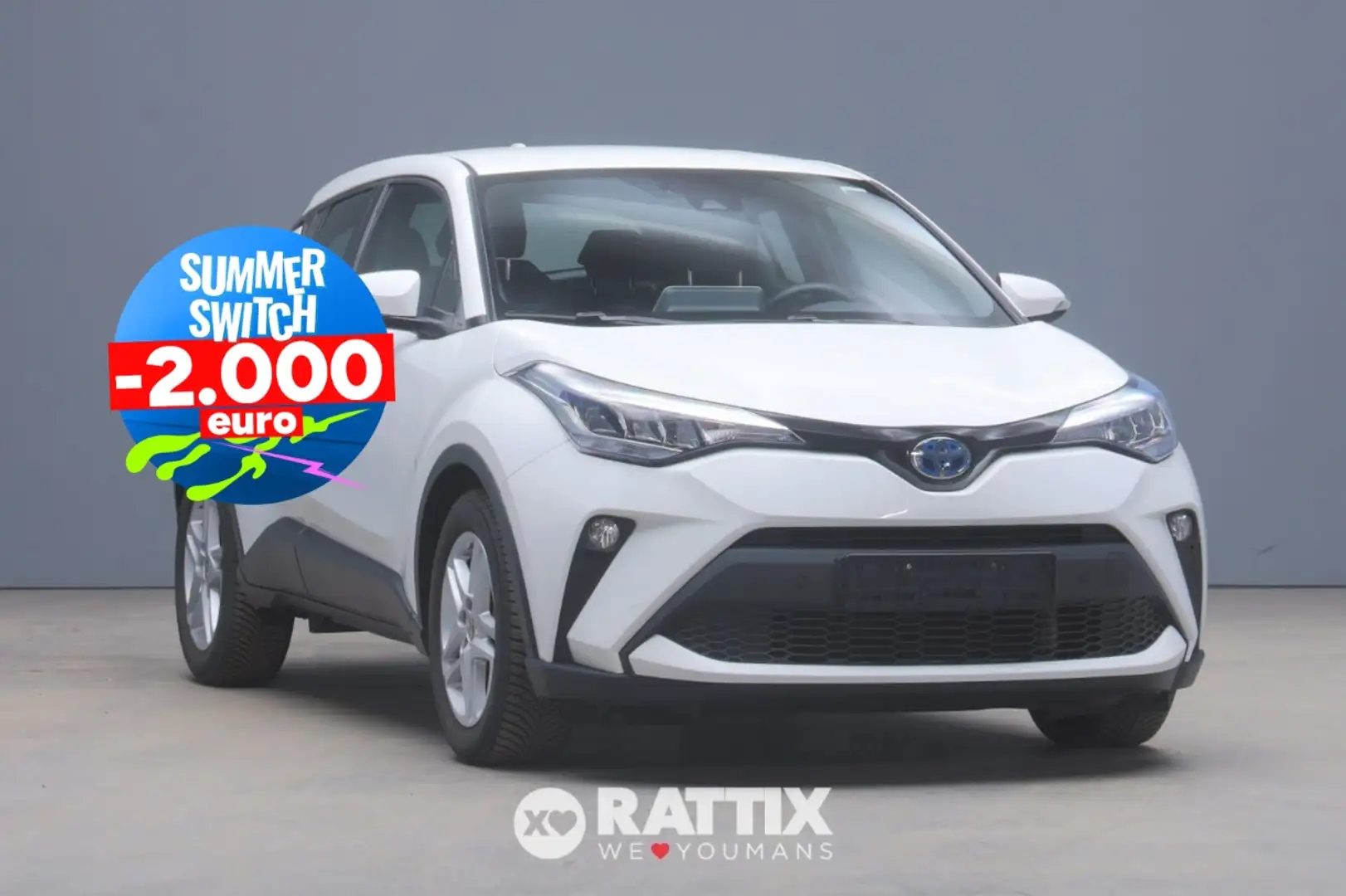 Toyota C-HR 1.8 Hybrid Business e-CVT Bianco - 1