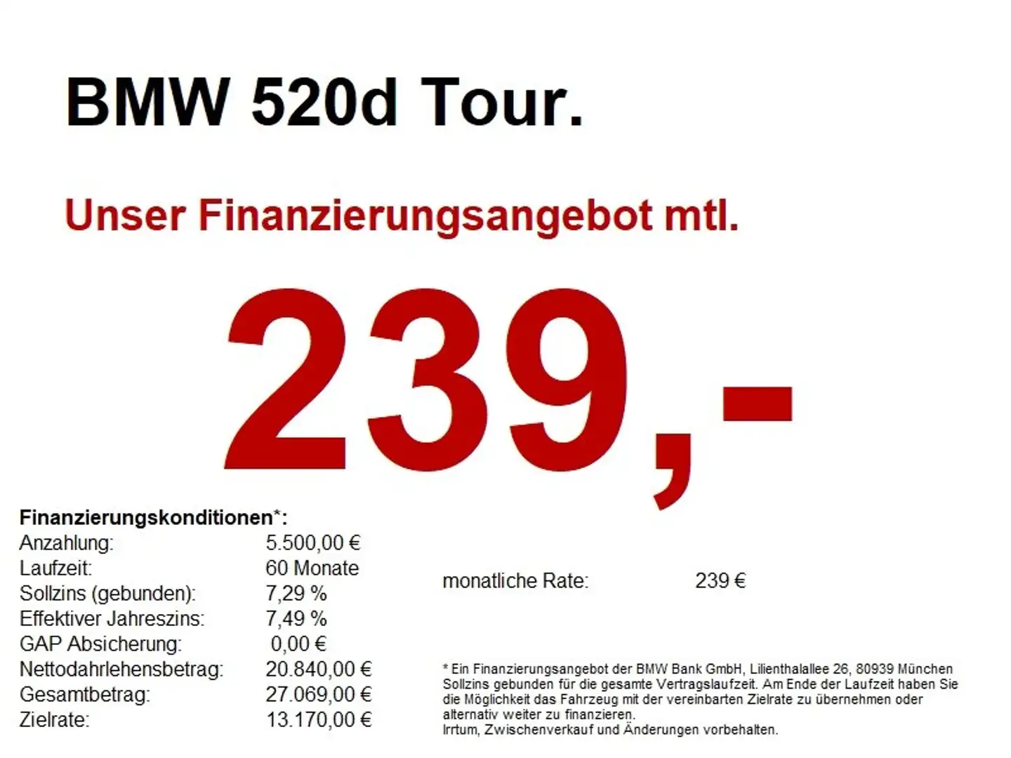 BMW 520 d Tour. Sport Line Navi.AHK.KomfZg.ParkAs.HiF Blau - 1
