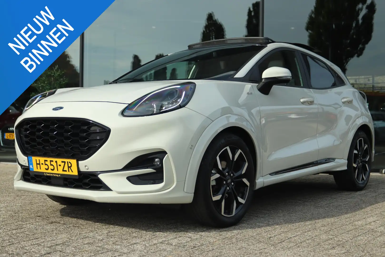Ford Puma 1.0 ECOBOOST HYBRID ST-LINE X | PANO | TREKHAAK | Blanc - 1