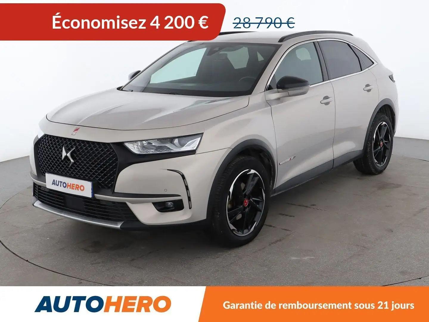DS Automobiles DS 7 1.5 Blue-HDi Performance Line Automatique Gri - 1