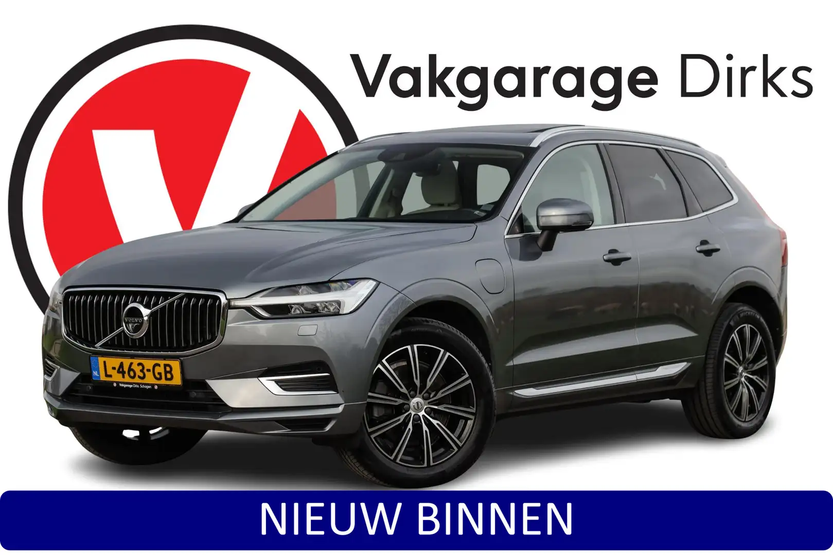 Volvo XC60 2.0 T8 Twin Engine AWD 407 PK Inscription ✅ Pano ✅ Grijs - 1