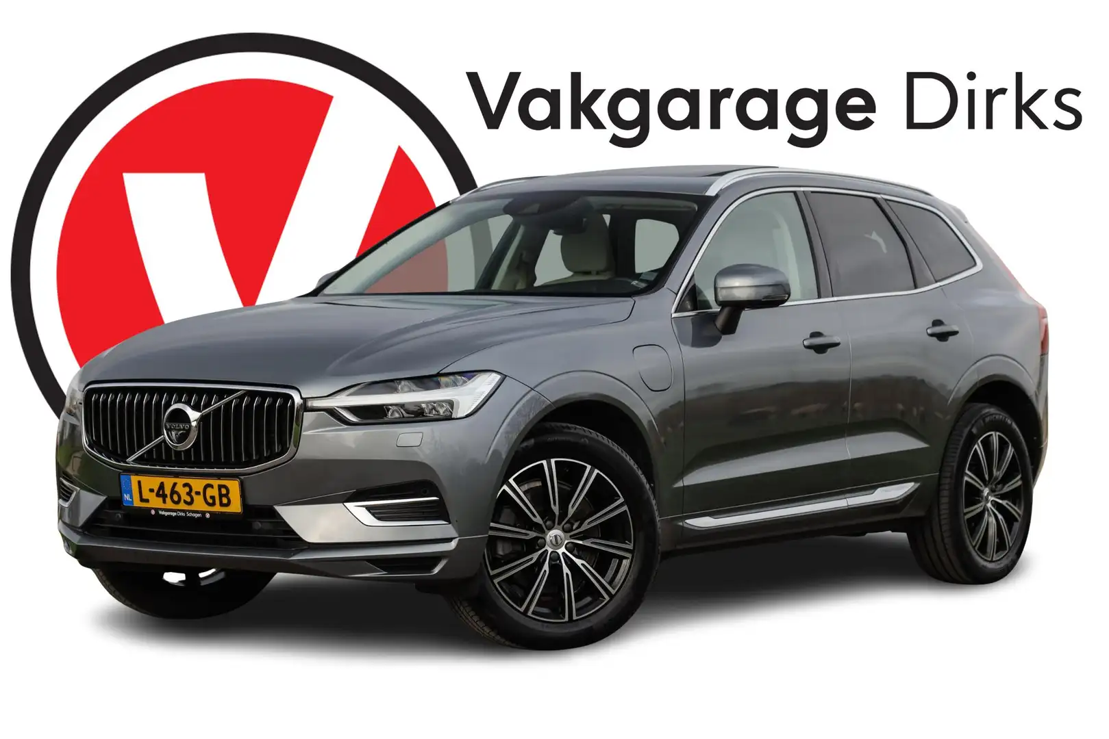 Volvo XC60 2.0 T8 Twin Engine AWD 407 PK Inscription ✅ Pano ✅ Grijs - 1
