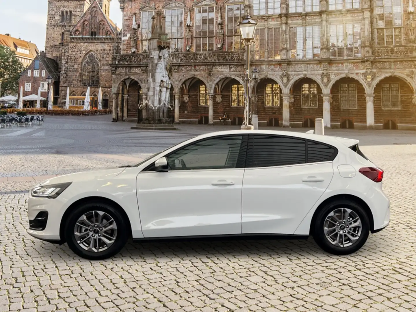 Ford Focus Titanium EcoBoost Mild-Hybrid EU6d LED, Kamer., Ke Weiß - 2